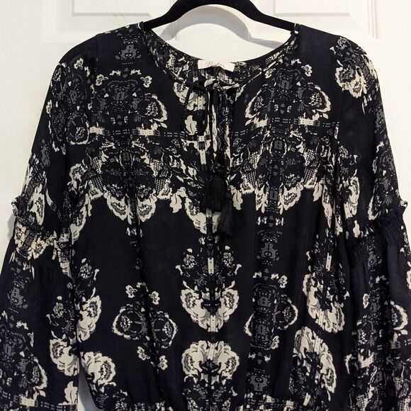 Parker Smock Waist Dress Rosaline Print Ruffles - Picture 5 of 11